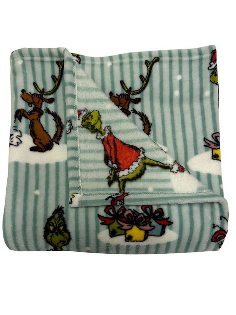 Dr. Seuss The Grinch Super Plush Holiday Throw